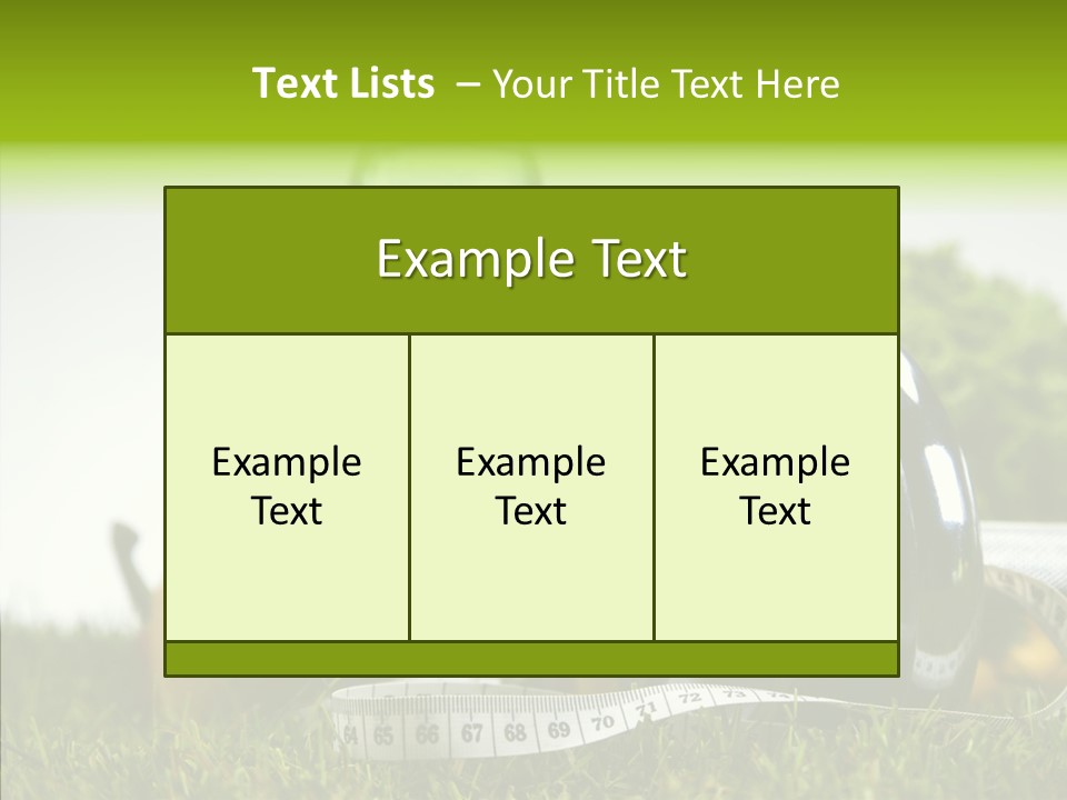 Vegetable Slim Fat PowerPoint Template