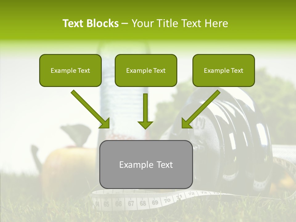 Vegetable Slim Fat PowerPoint Template