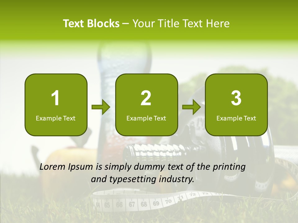 Vegetable Slim Fat PowerPoint Template