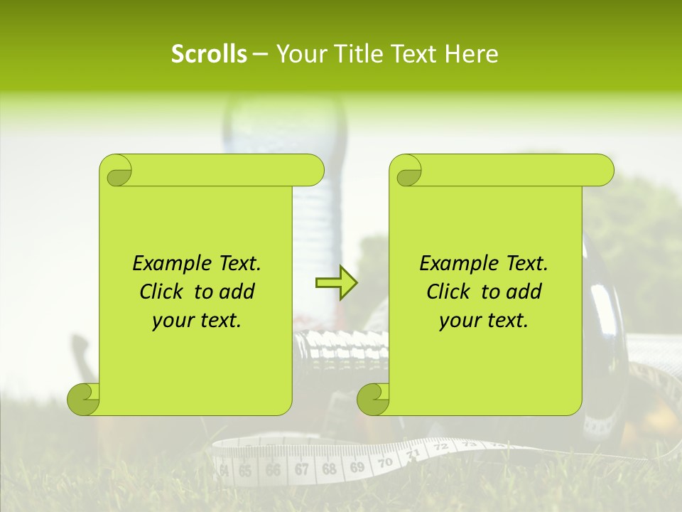 Vegetable Slim Fat PowerPoint Template