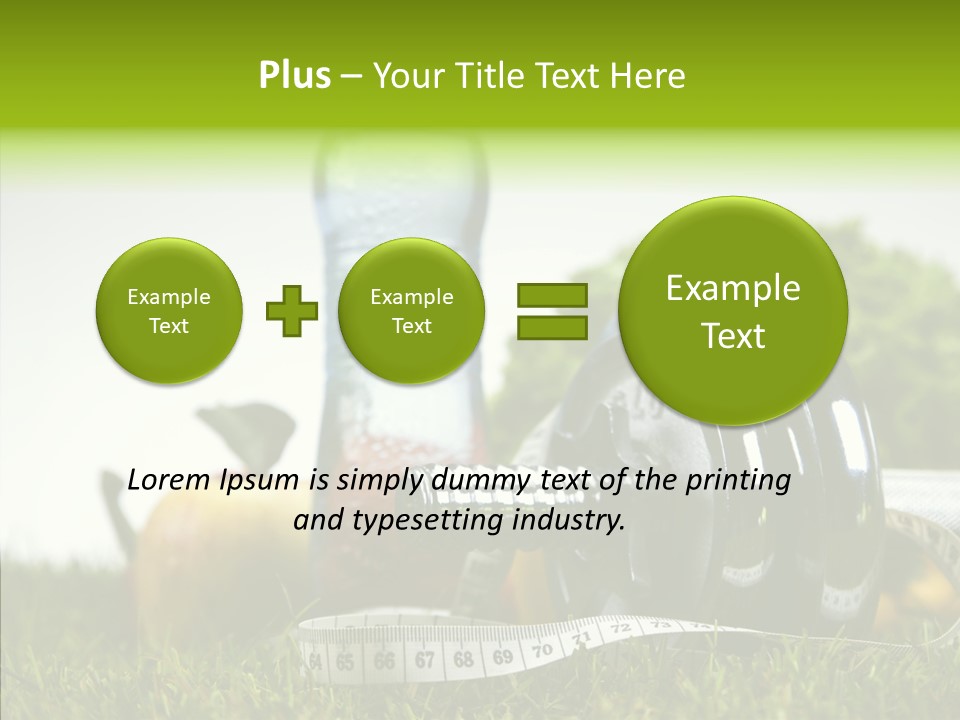 Vegetable Slim Fat PowerPoint Template