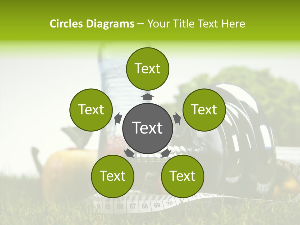 Vegetable Slim Fat PowerPoint Template