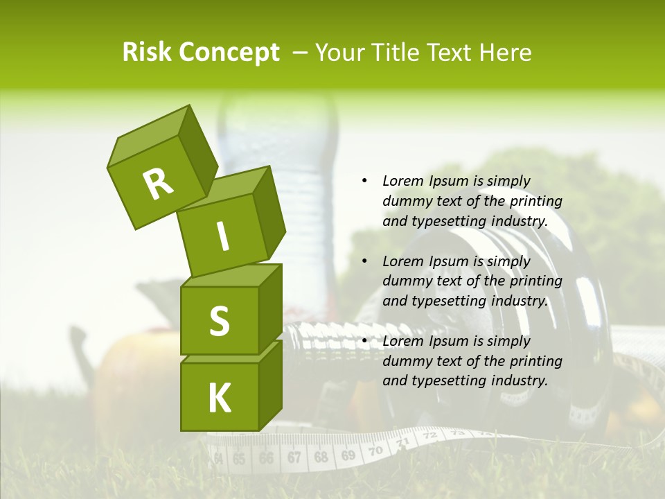 Vegetable Slim Fat PowerPoint Template