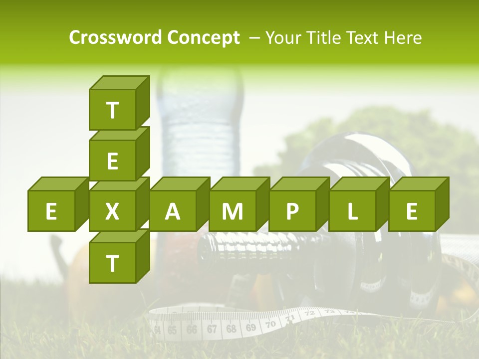 Vegetable Slim Fat PowerPoint Template