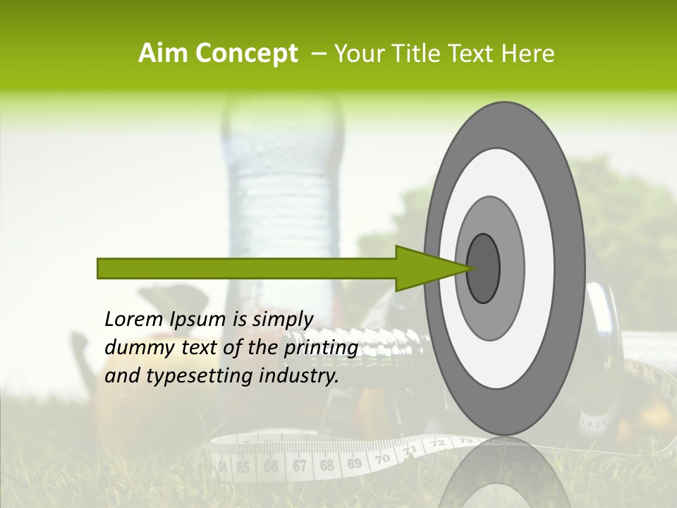 Vegetable Slim Fat PowerPoint Template