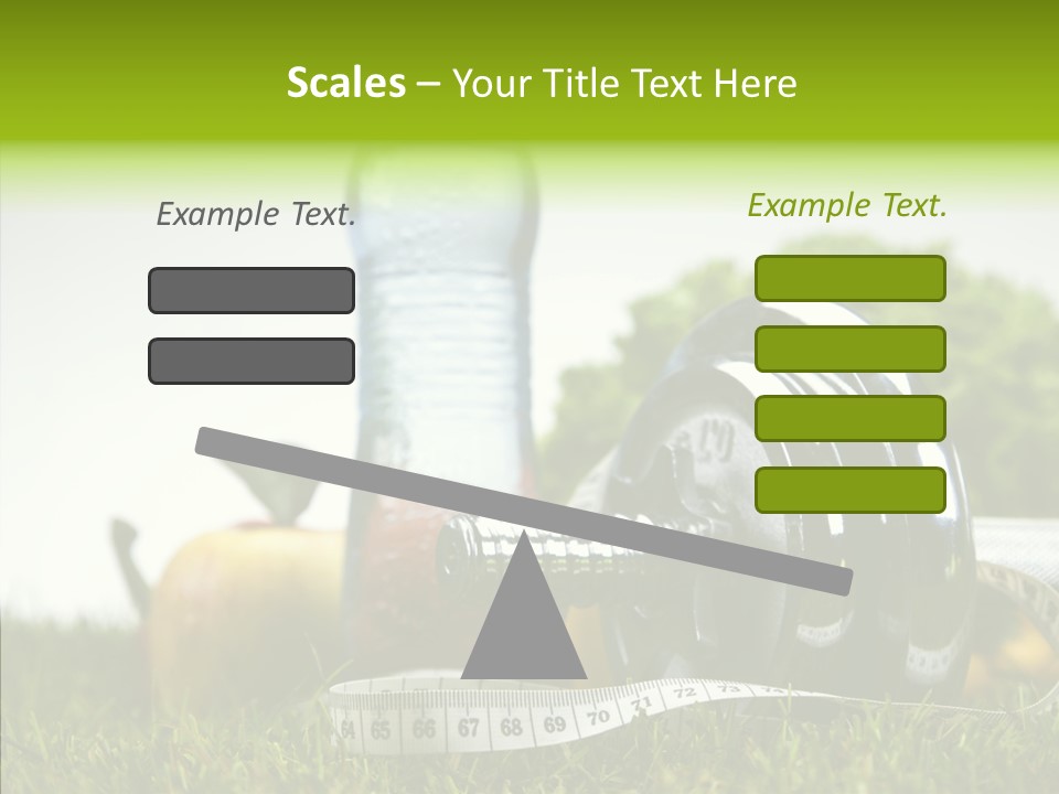 Vegetable Slim Fat PowerPoint Template