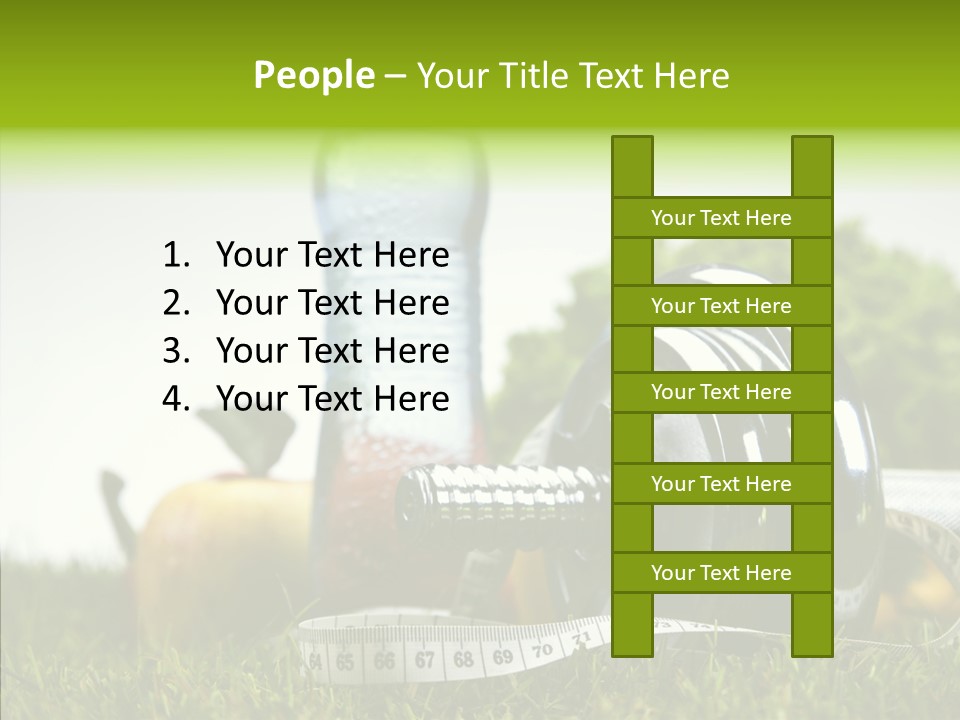 Vegetable Slim Fat PowerPoint Template