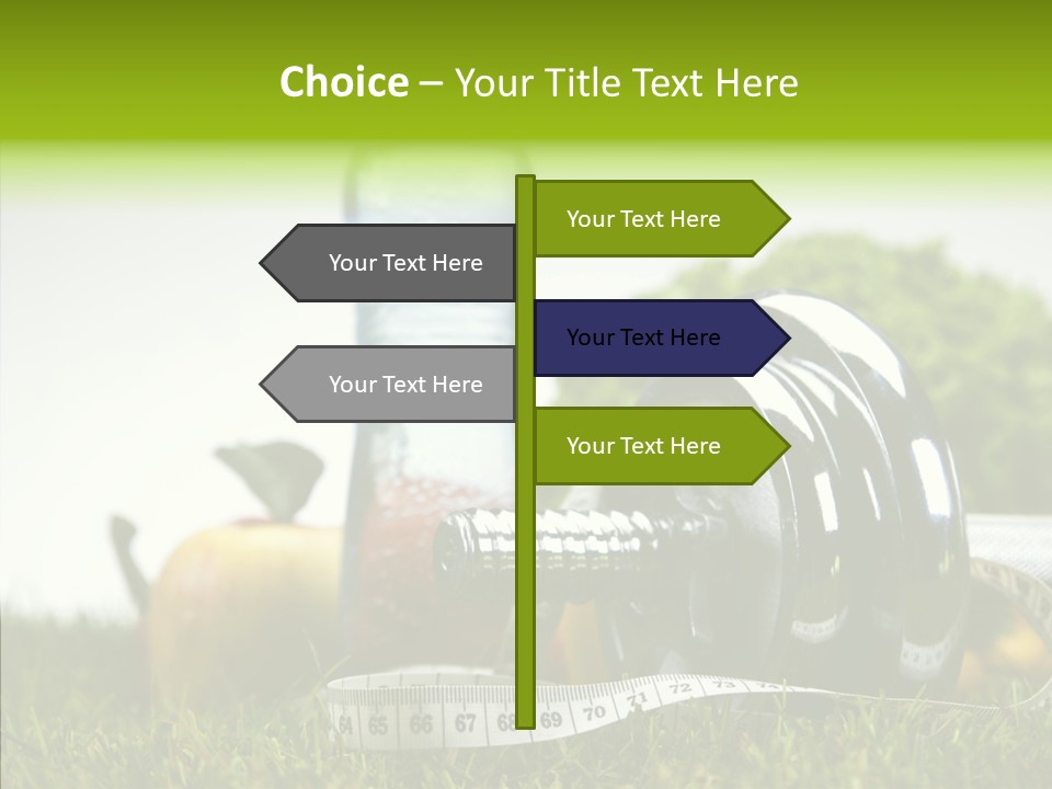 Vegetable Slim Fat PowerPoint Template