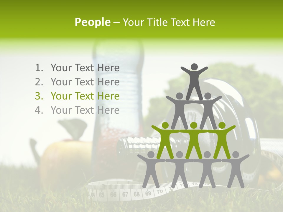 Vegetable Slim Fat PowerPoint Template