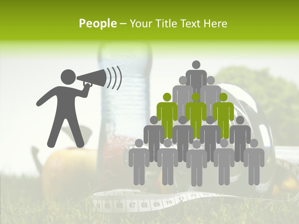 Vegetable Slim Fat PowerPoint Template