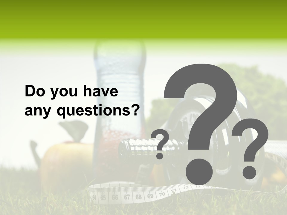 Vegetable Slim Fat PowerPoint Template