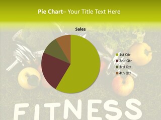 A Group Of Fruits And Vegetables Sitting On Top Of A Green Field PowerPoint Template