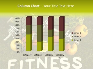 A Group Of Fruits And Vegetables Sitting On Top Of A Green Field PowerPoint Template