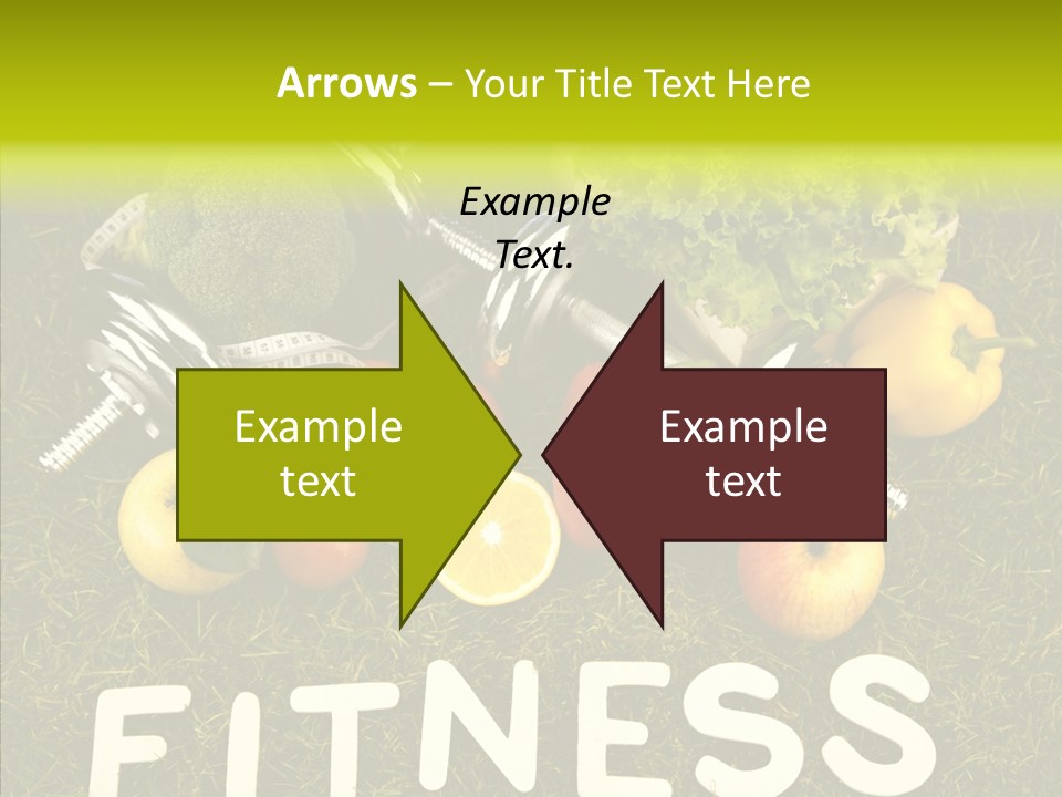 A Group Of Fruits And Vegetables Sitting On Top Of A Green Field PowerPoint Template