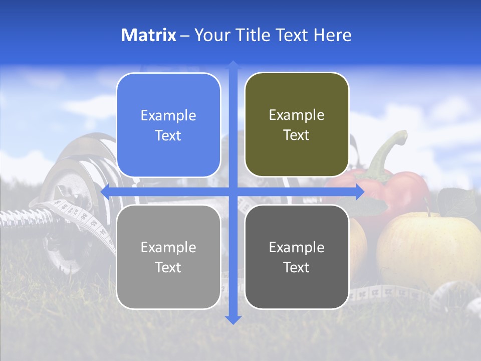 Centimeter Care Vitamin PowerPoint Template