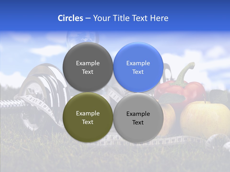 Centimeter Care Vitamin PowerPoint Template
