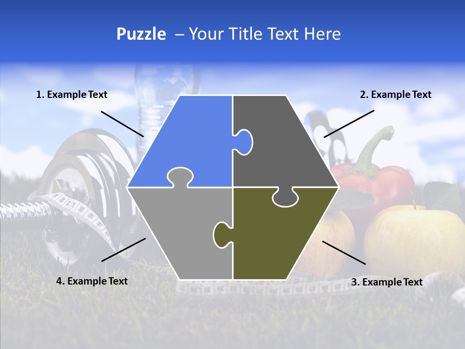 Centimeter Care Vitamin PowerPoint Template