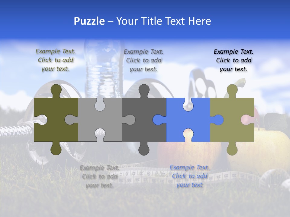 Centimeter Care Vitamin PowerPoint Template