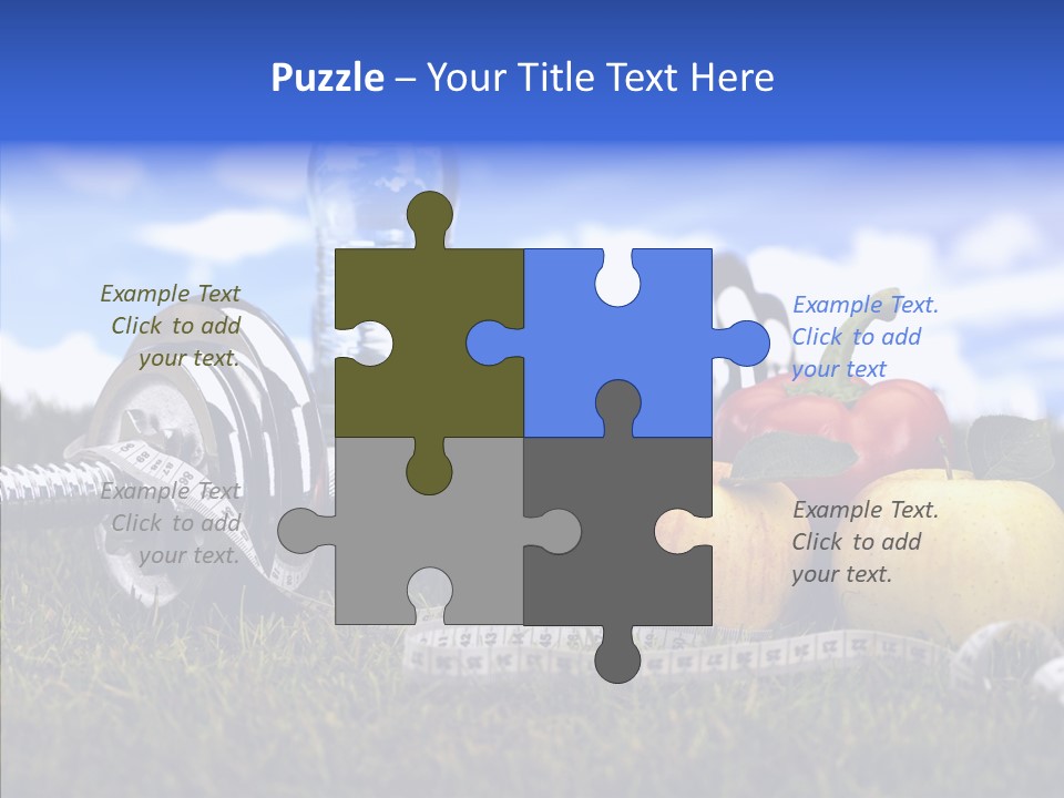 Centimeter Care Vitamin PowerPoint Template