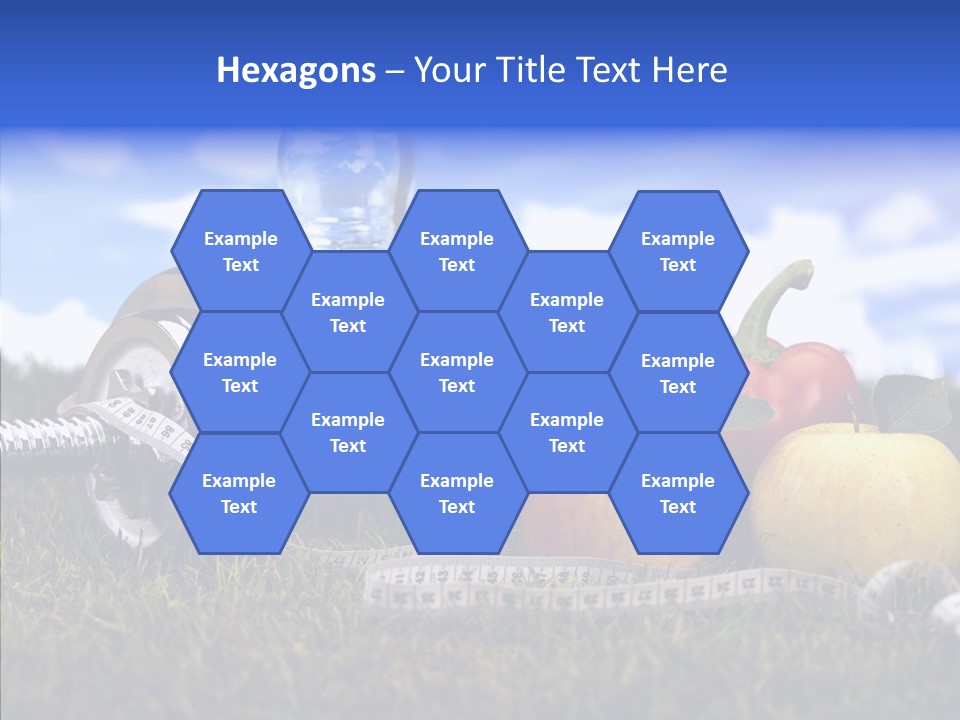 Centimeter Care Vitamin PowerPoint Template
