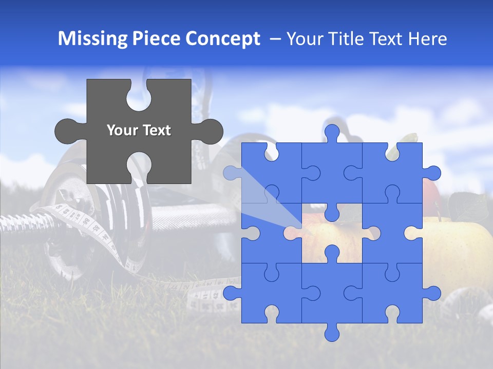 Centimeter Care Vitamin PowerPoint Template