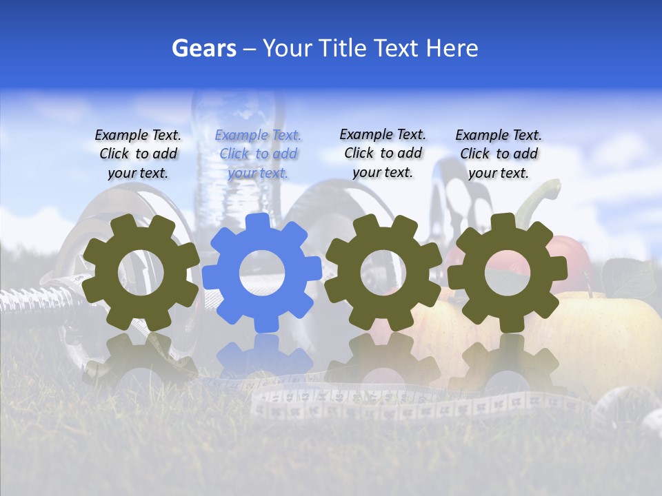 Centimeter Care Vitamin PowerPoint Template