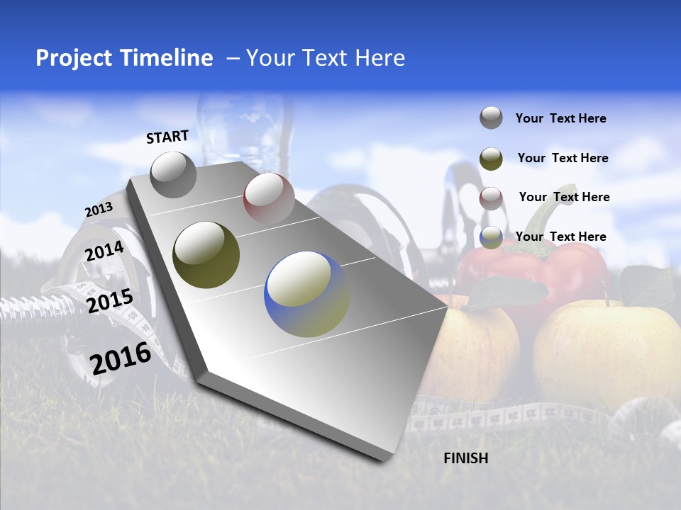 Centimeter Care Vitamin PowerPoint Template