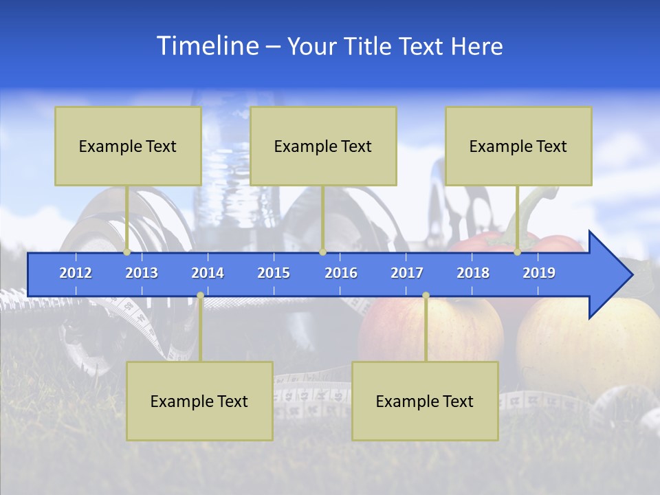 Centimeter Care Vitamin PowerPoint Template