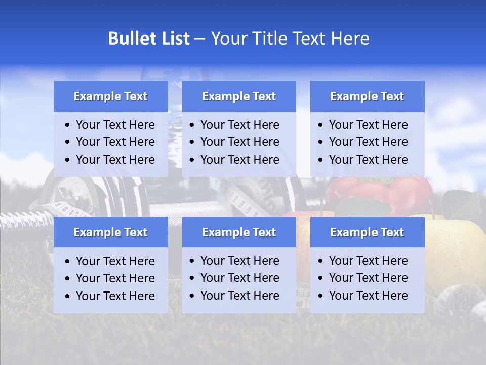 Centimeter Care Vitamin PowerPoint Template