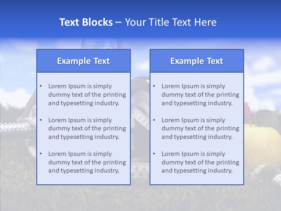 Centimeter Care Vitamin PowerPoint Template