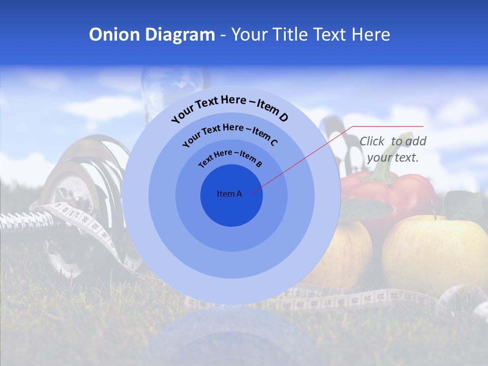 Centimeter Care Vitamin PowerPoint Template