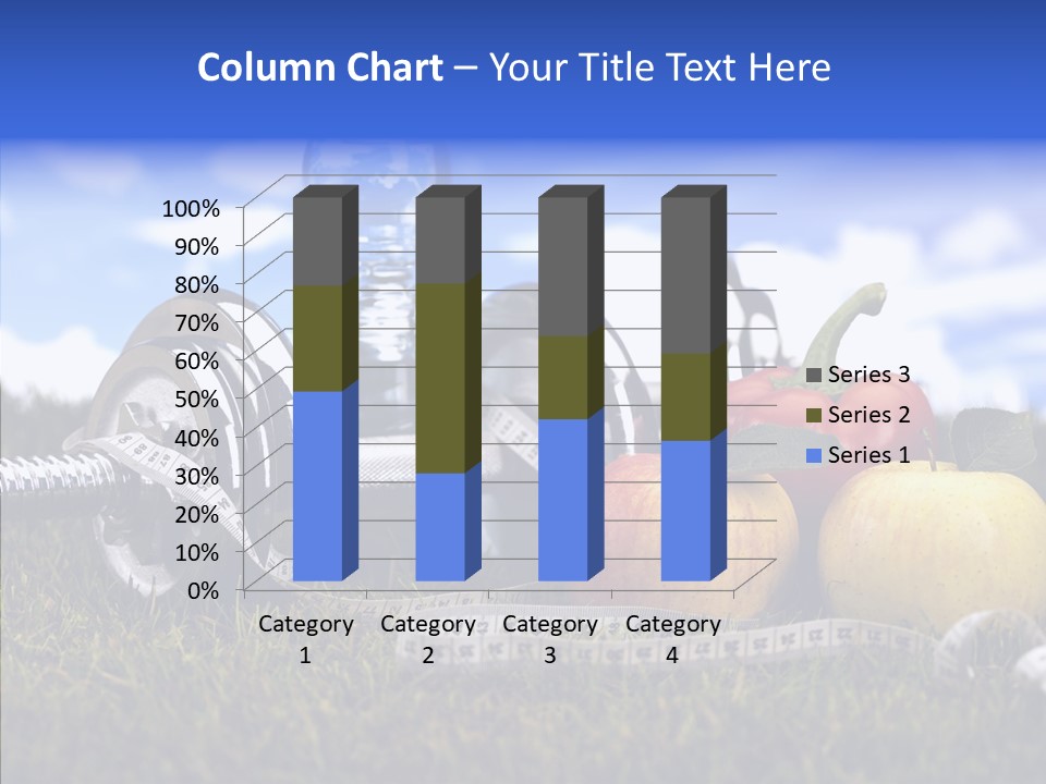 Centimeter Care Vitamin PowerPoint Template