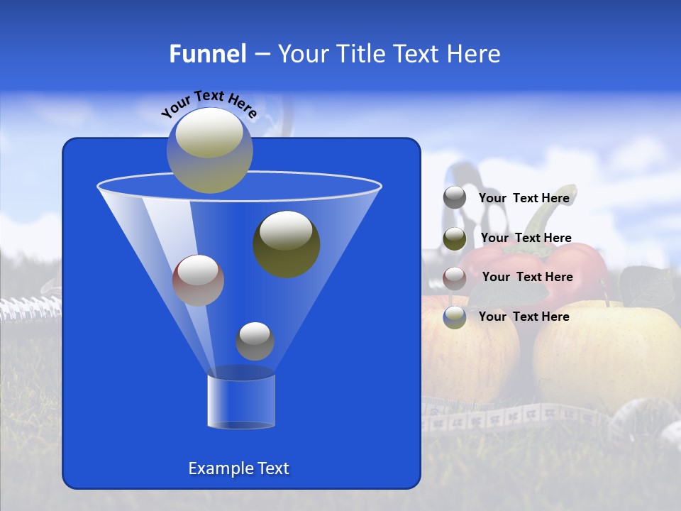 Centimeter Care Vitamin PowerPoint Template
