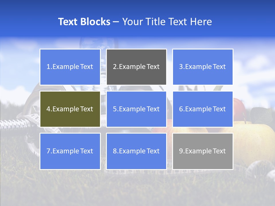 Centimeter Care Vitamin PowerPoint Template