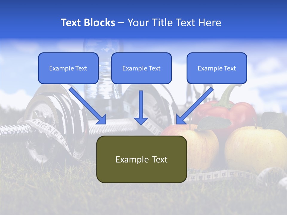 Centimeter Care Vitamin PowerPoint Template