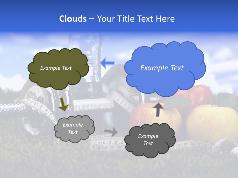 Centimeter Care Vitamin PowerPoint Template