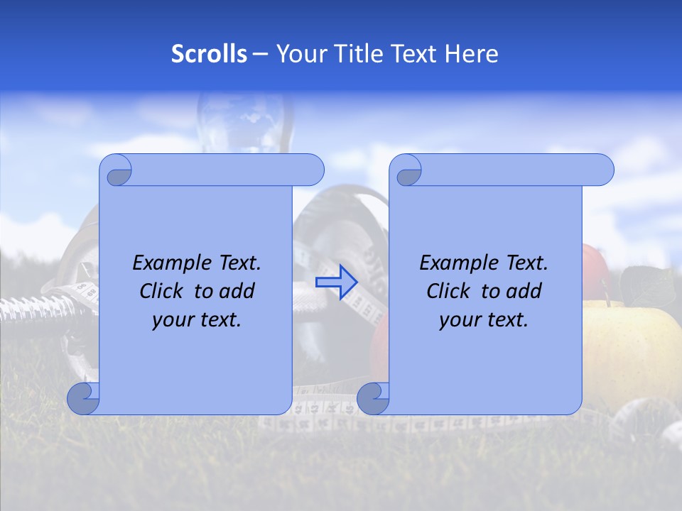 Centimeter Care Vitamin PowerPoint Template