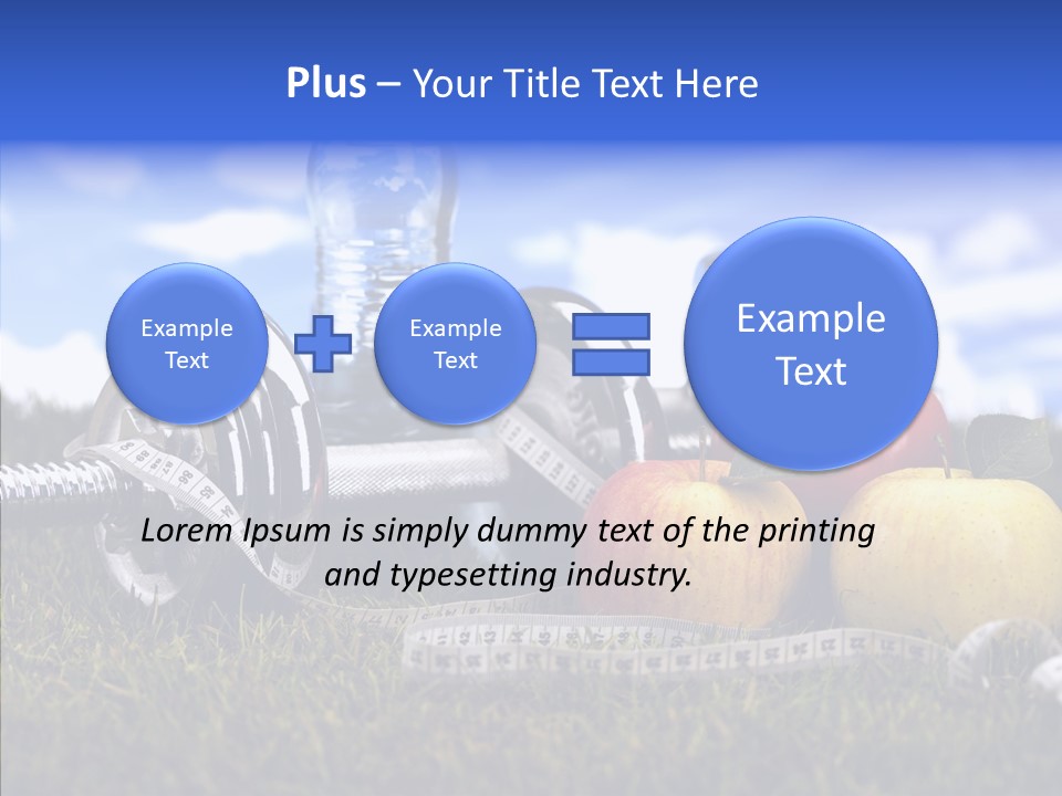 Centimeter Care Vitamin PowerPoint Template