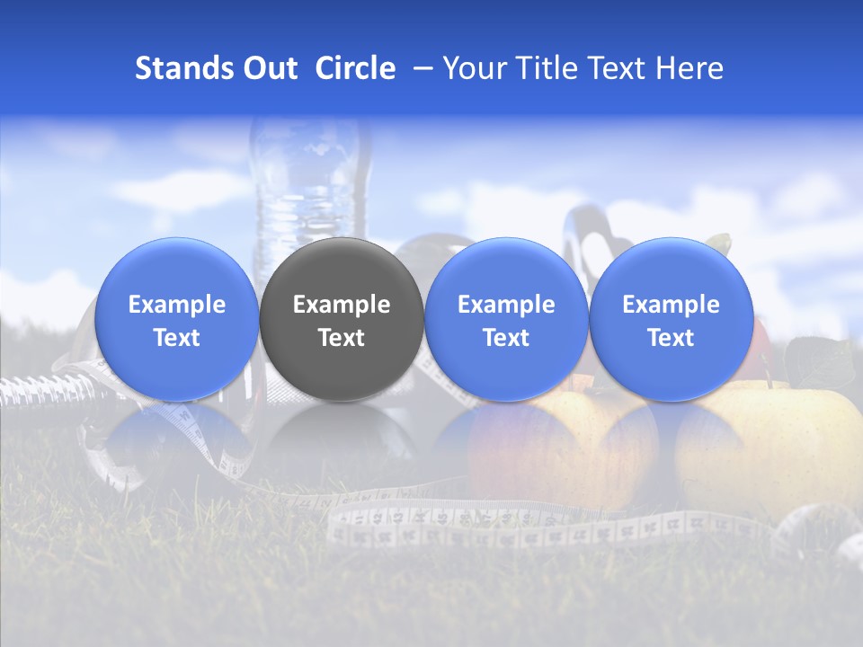 Centimeter Care Vitamin PowerPoint Template