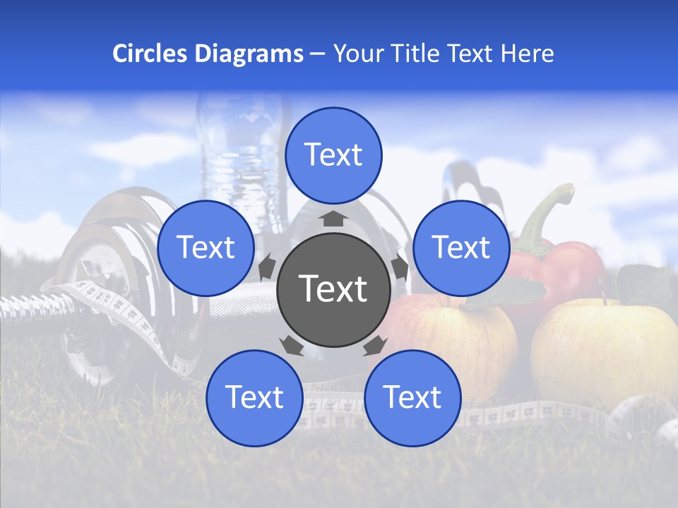 Centimeter Care Vitamin PowerPoint Template