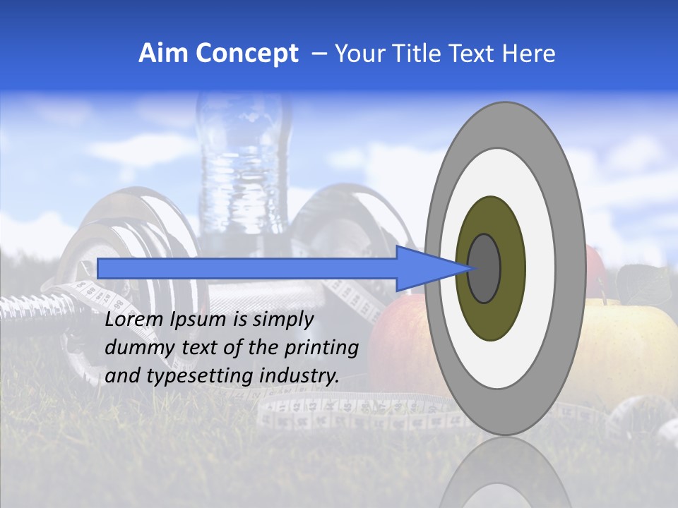 Centimeter Care Vitamin PowerPoint Template