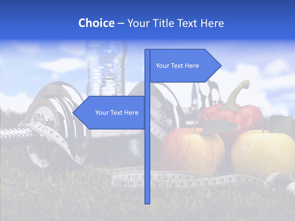 Centimeter Care Vitamin PowerPoint Template