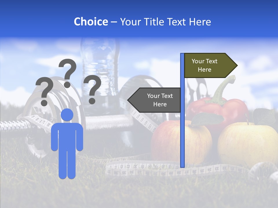 Centimeter Care Vitamin PowerPoint Template
