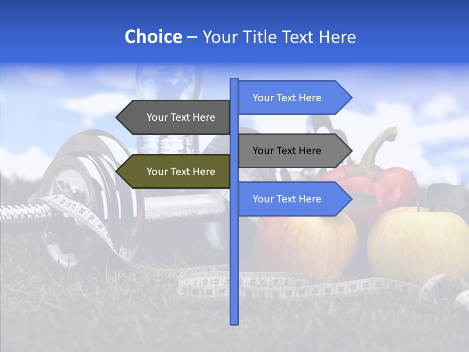 Centimeter Care Vitamin PowerPoint Template