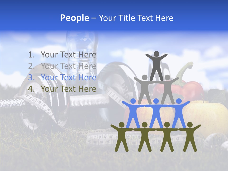 Centimeter Care Vitamin PowerPoint Template