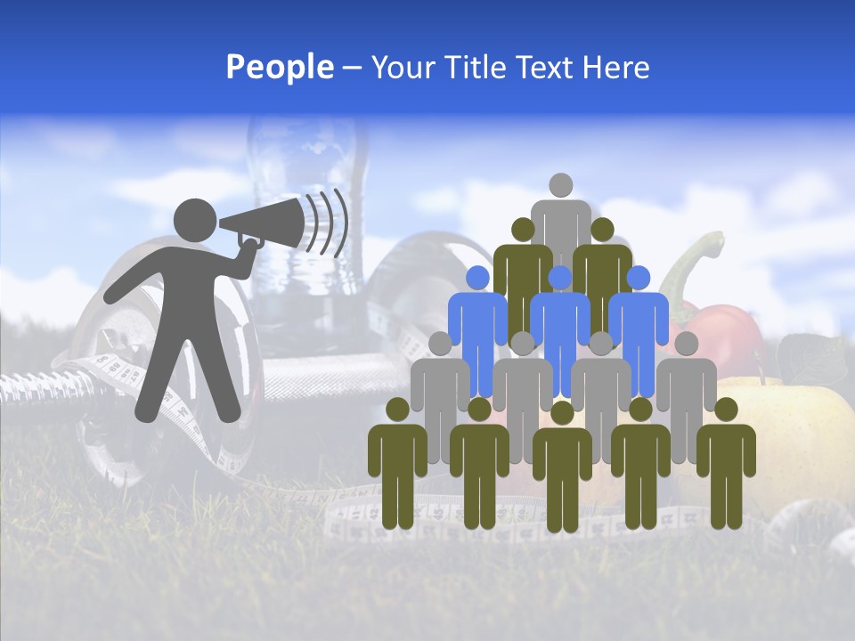 Centimeter Care Vitamin PowerPoint Template