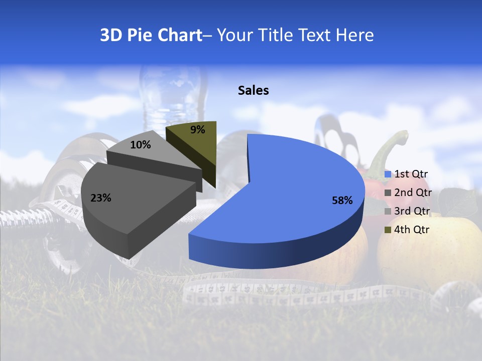 Centimeter Care Vitamin PowerPoint Template