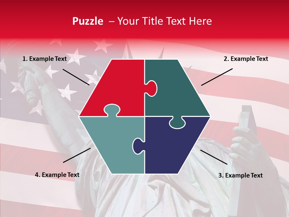 Flambeau Fanion Monument PowerPoint Template