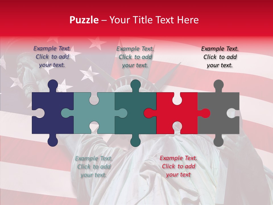 Flambeau Fanion Monument PowerPoint Template