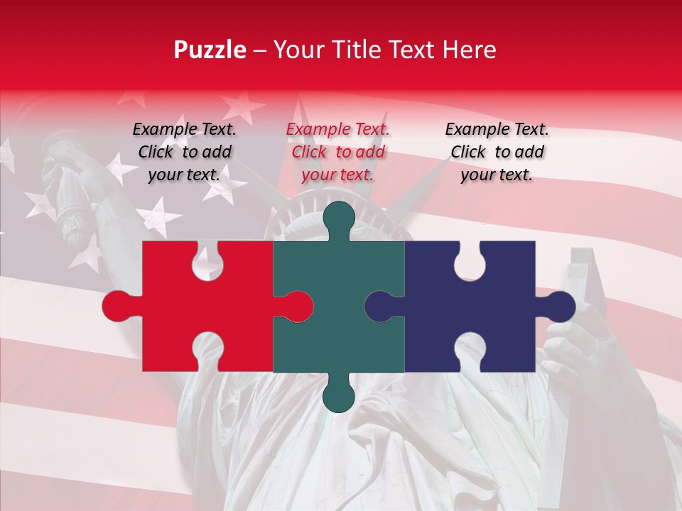 Flambeau Fanion Monument PowerPoint Template